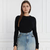 PINKO Black Wool Sweater PINKO