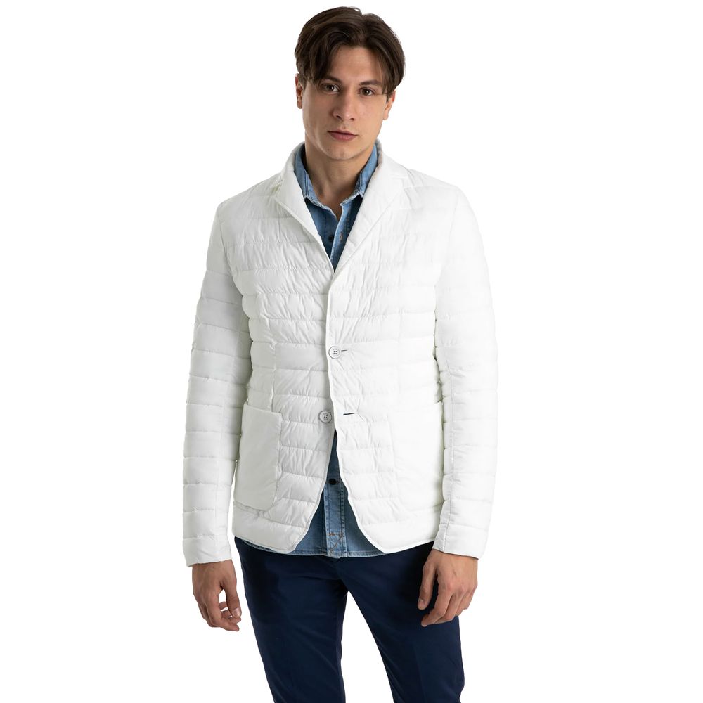 Herno White Polyamide Men Jacket Herno