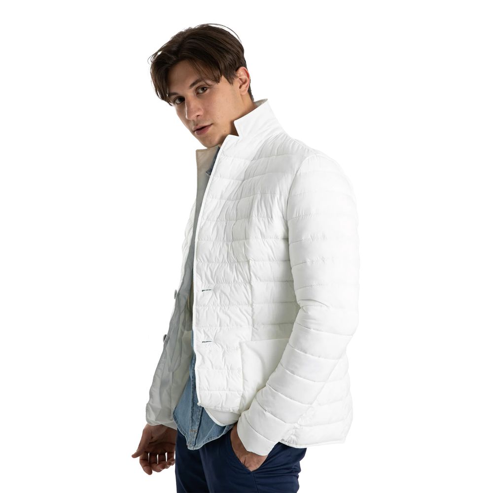 Herno White Polyamide Men Jacket Herno