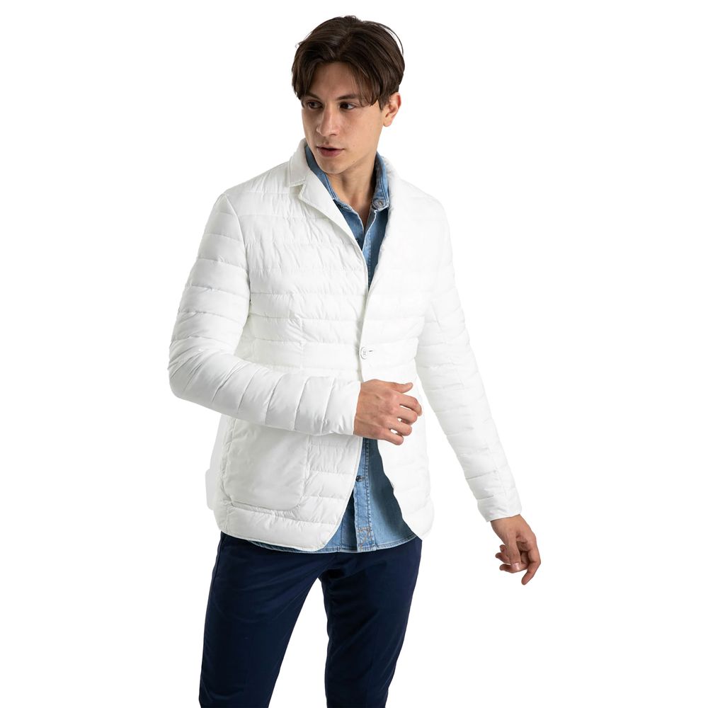 Herno White Polyamide Men Jacket Herno