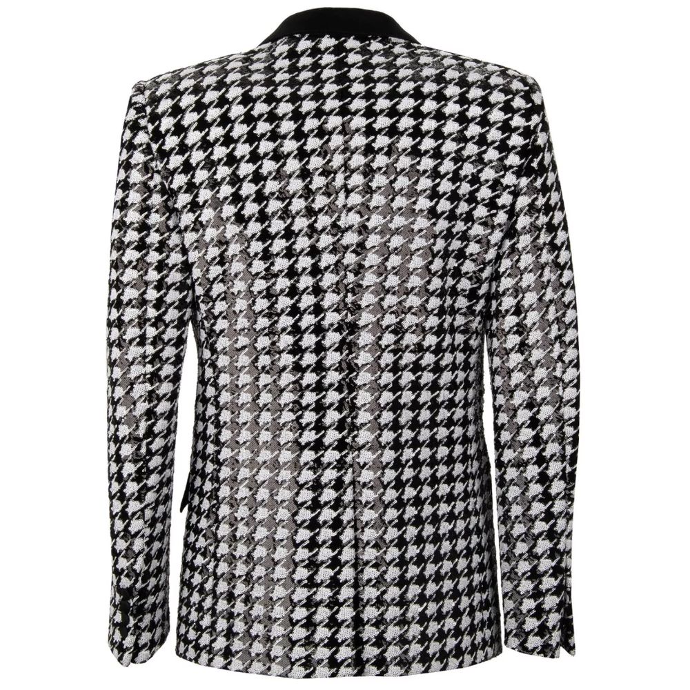 Dolce & Gabbana Black Polyester Blazer Dolce & Gabbana