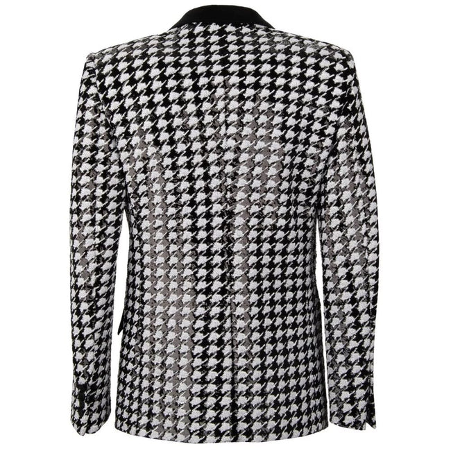 Dolce & Gabbana Black Polyester Blazer Dolce & Gabbana