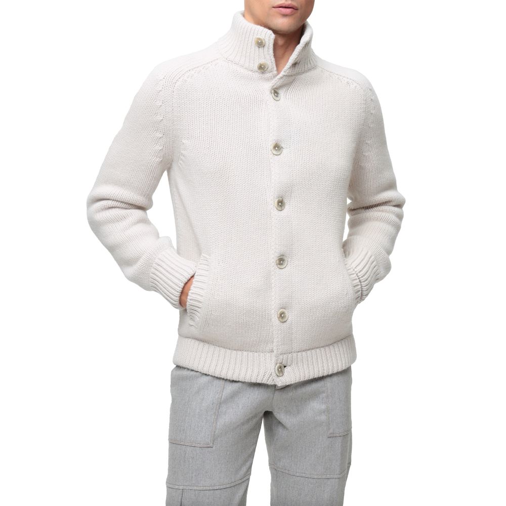 Herno White Wool Men's Jacket Herno