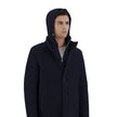 Herno Blue Wool Men Bomber Jacket Herno