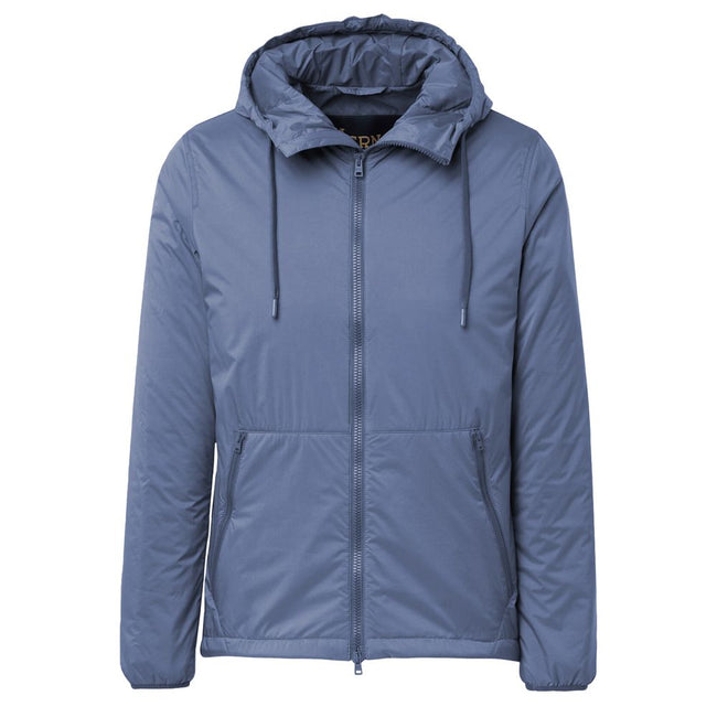 Herno Blue Polyamide Men Jacket Herno