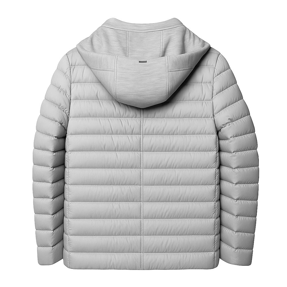 Herno Gray Polyamide Men Jacket Herno