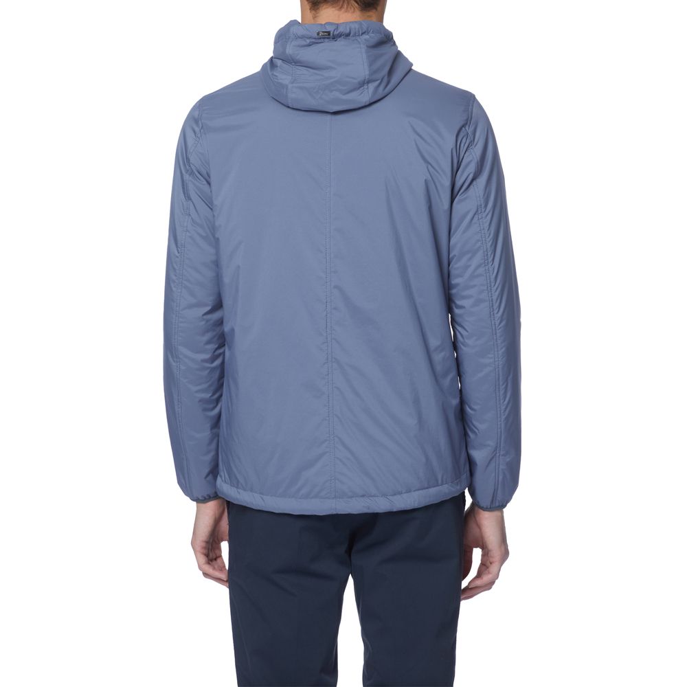 Herno Blue Polyamide Men Jacket Herno