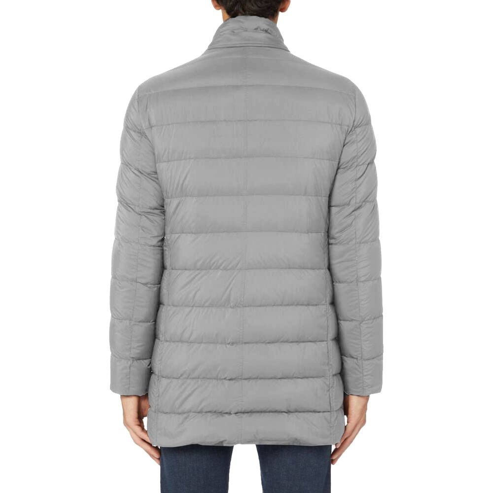Herno Gray Polyamide Men Jacket Herno