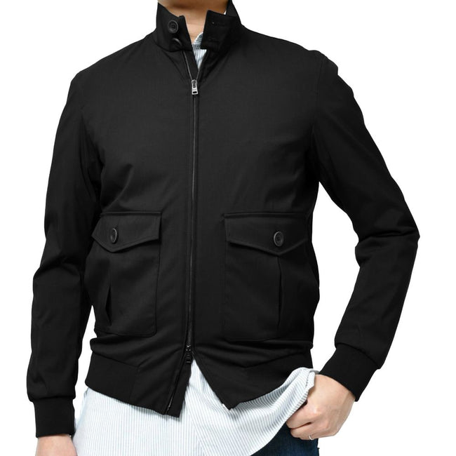 Herno Black Wool Men Jacket Herno