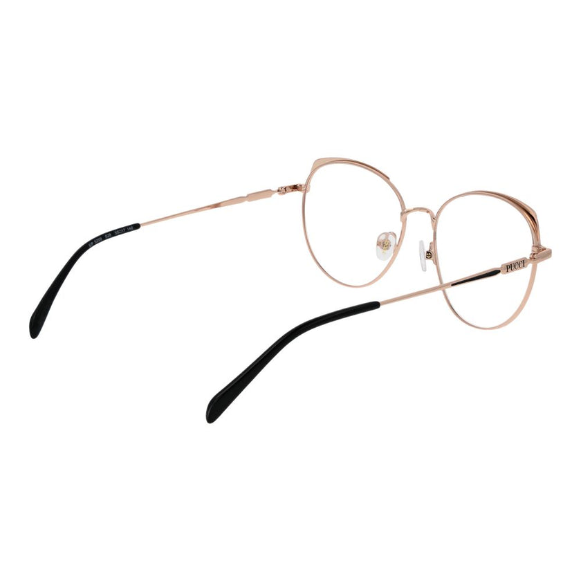 Emilio Pucci Rose Gold Metal Glasses (Frames) Emilio Pucci
