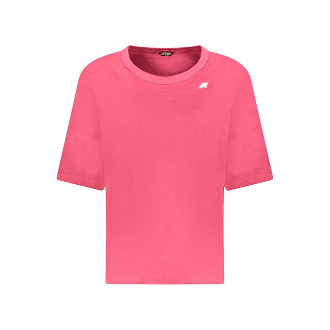 K-WAY Pink Cotton Women Top K-WAY