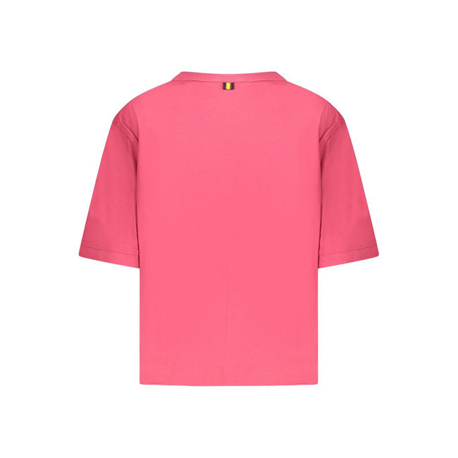 K-WAY Pink Cotton Women Top K-WAY