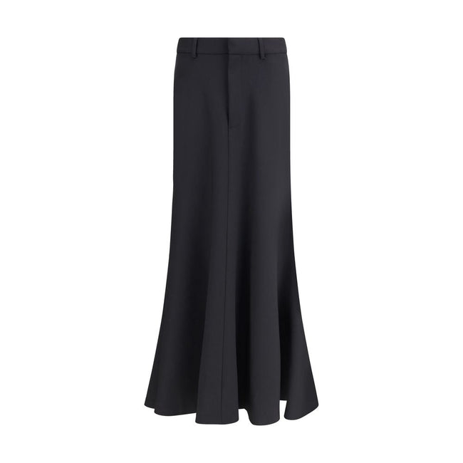 Balenciaga Godet Maxi Skirt in virgin wool Balenciaga
