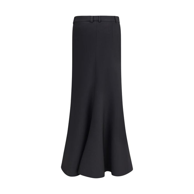 Balenciaga Godet Maxi Skirt in virgin wool Balenciaga