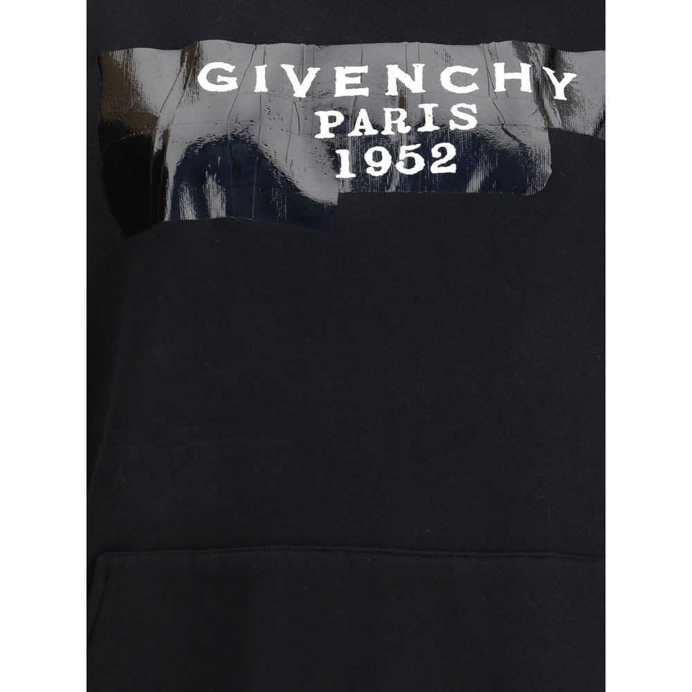 Givenchy Gauzy fabric Hoodie with givenchy tape Givenchy