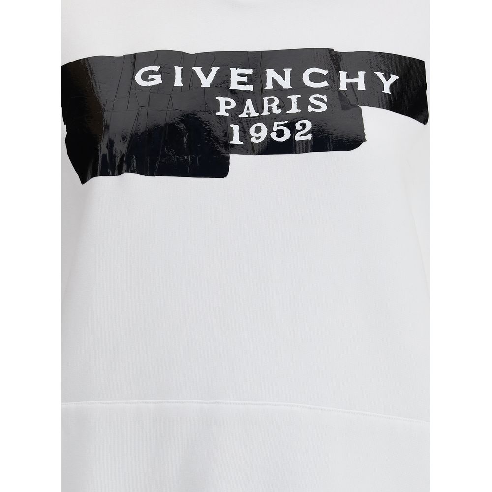 Givenchy Gauzy fabric Hoodie with givenchy tape Givenchy