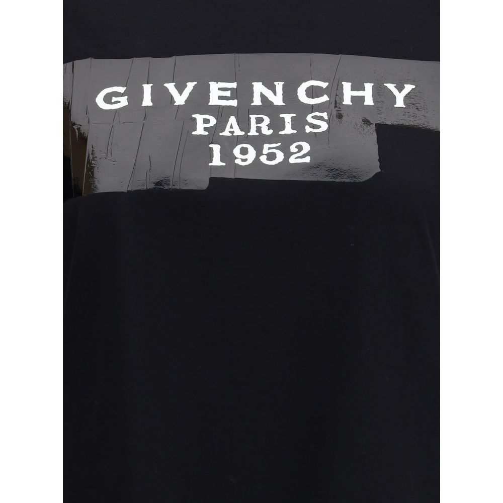 Givenchy Cotton T-shirt with print black givenchy tape Givenchy