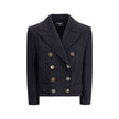 Balmain Wool Double-breasted Coat Balmain