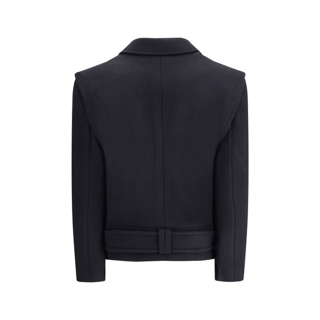Balmain Wool Double-breasted Coat Balmain