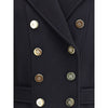 Balmain Wool Double-breasted Coat Balmain