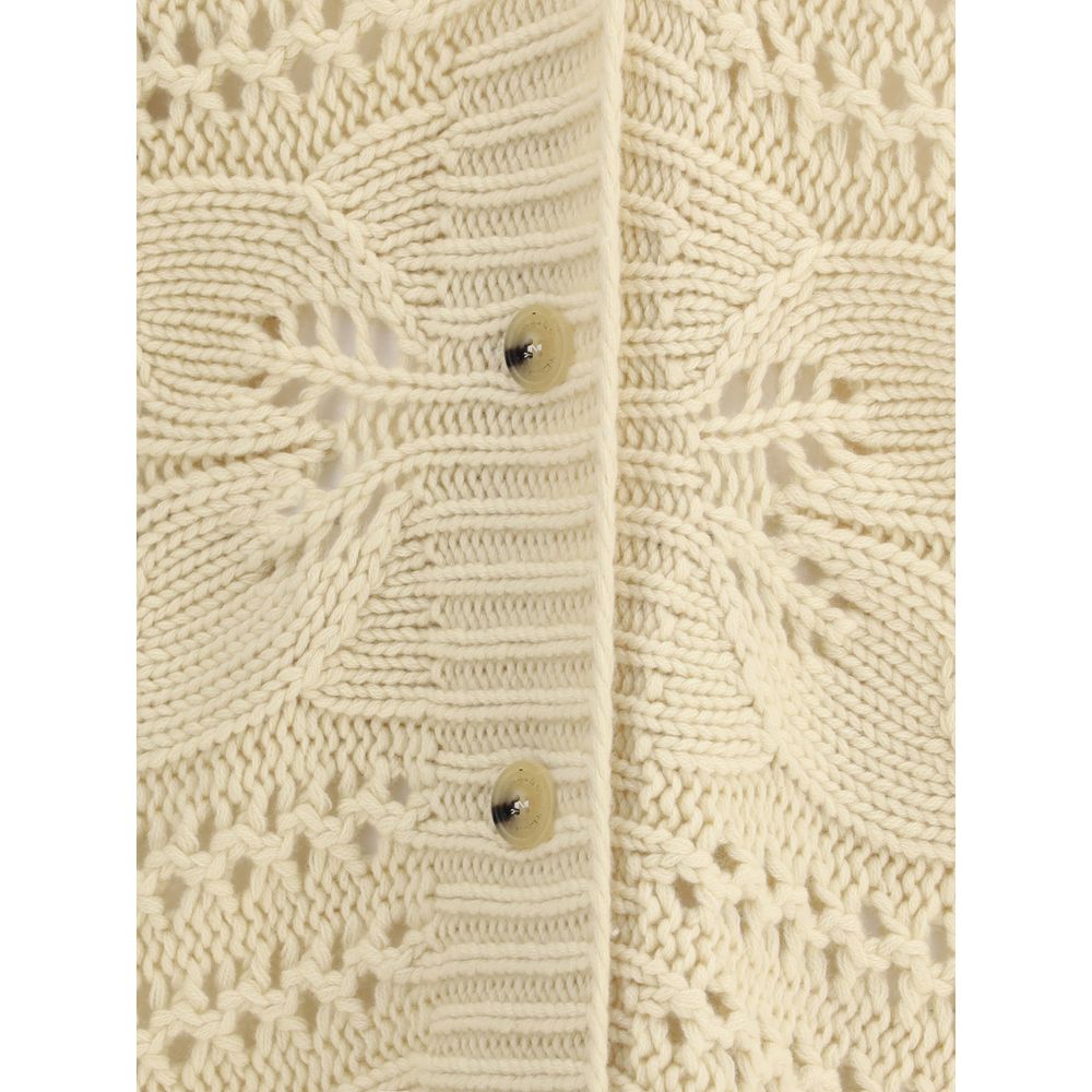Ermanno Scervino Perforated cashmere Cardigan Ermanno Scervino