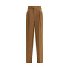 Ami Paris Brown Wool Casual Pants Ami Paris