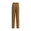 Ami Paris Brown Wool Casual Pants Ami Paris