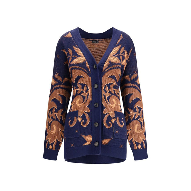 Etro Wool jacquard Cardigan Etro