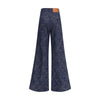 Etro Jacquard-patterned flare Jeans Etro
