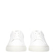 Versace White Leather Low Tops Versace