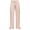 PINKO Pink Cotton Women Trouser With Cargo Pockets PINKO
