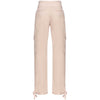 PINKO Pink Cotton Women Trouser With Cargo Pockets PINKO
