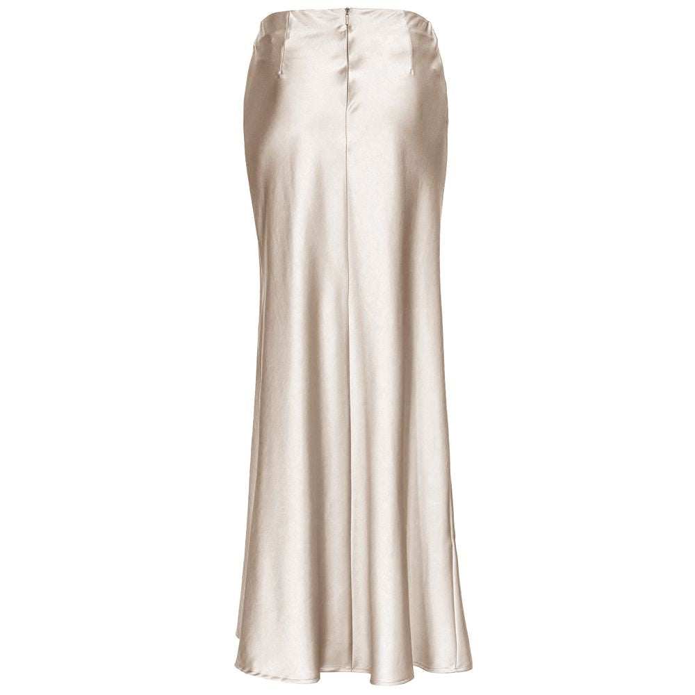 PINKO White Polyester Skirt PINKO