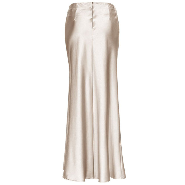 PINKO White Polyester Skirt PINKO