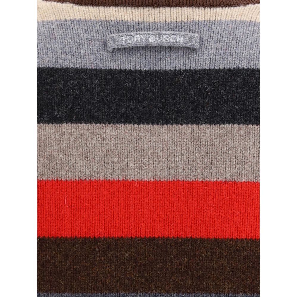 Tory Burch Merino Wool Turtleneck Sweater Tory Burch