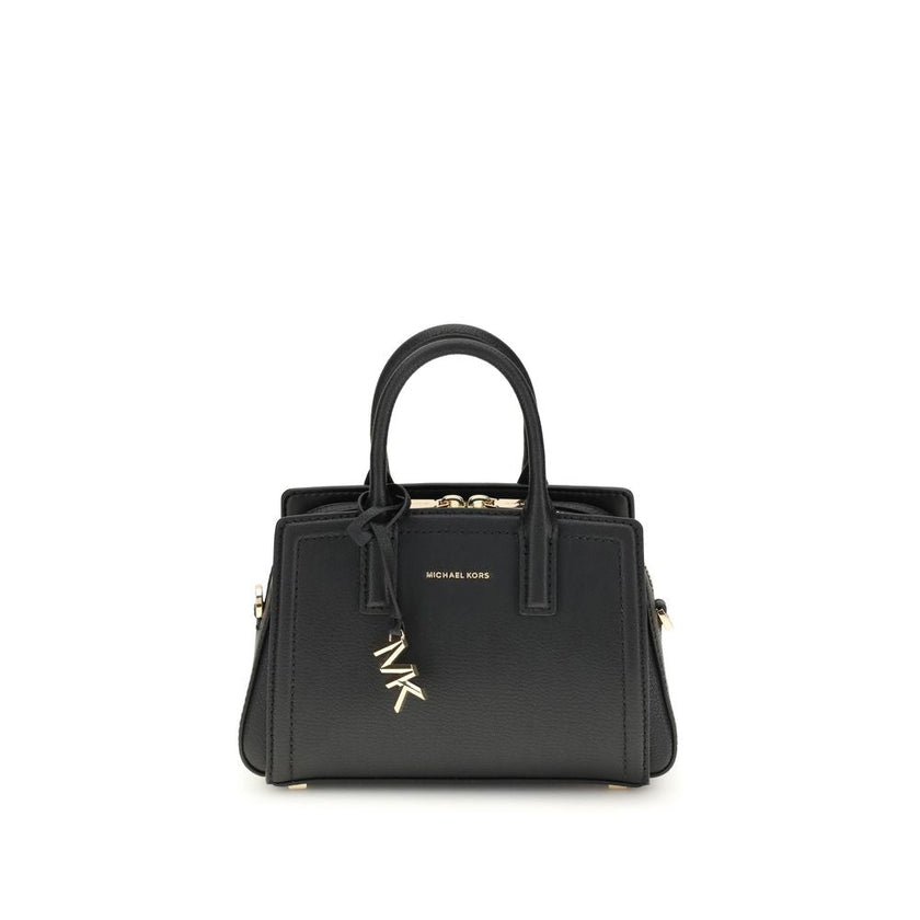 Michael Kors Black Calf Leather Bos Taurus Shoulder Bag Michael Kors