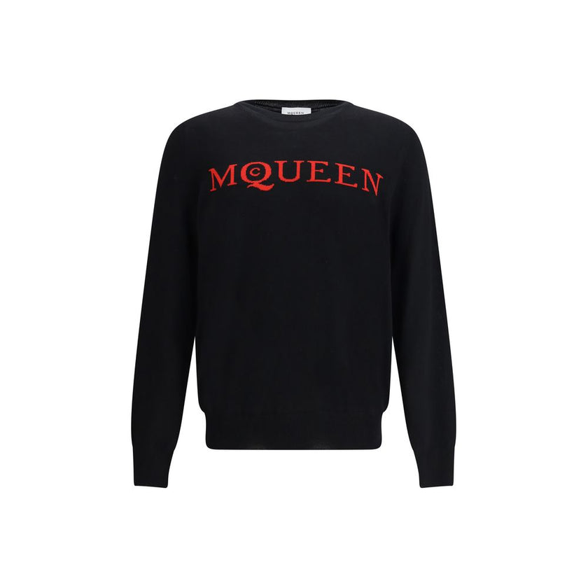 Alexander McQueen Black Wool Sweatshirt Alexander McQueen