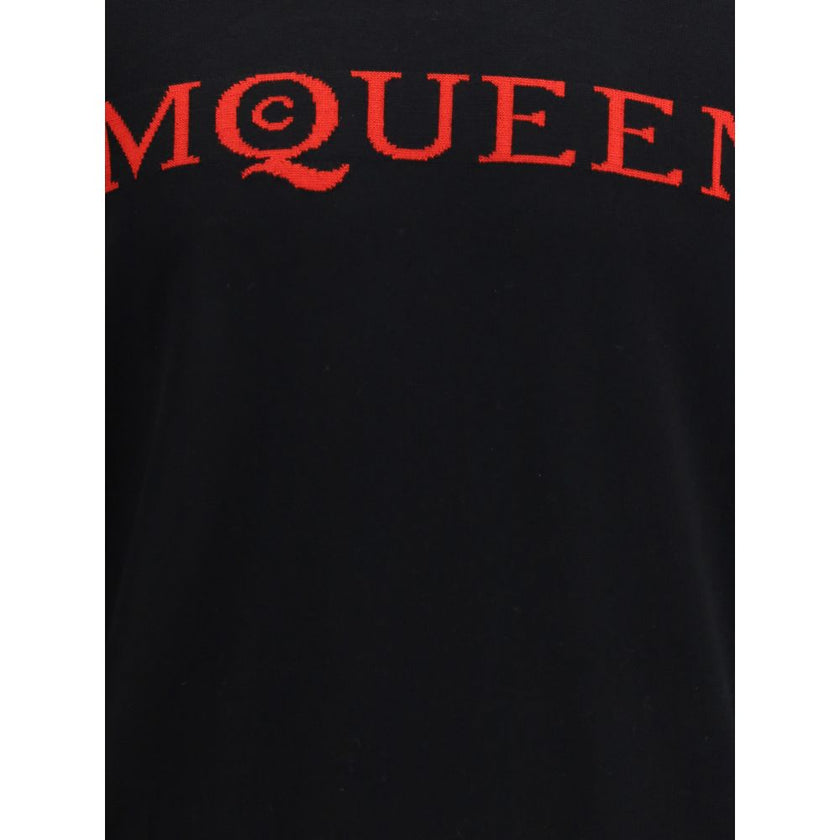 Alexander McQueen Black Wool Sweatshirt Alexander McQueen