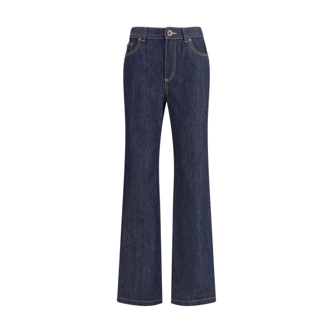 Alexander McQueen Denim Jeans feature a straight leg Alexander McQueen