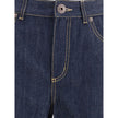 Alexander McQueen Denim Jeans feature a straight leg Alexander McQueen