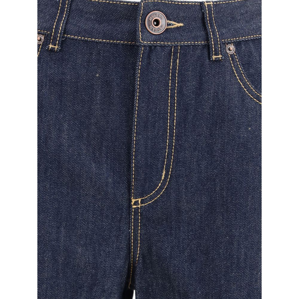 Alexander McQueen Denim Jeans feature a straight leg Alexander McQueen
