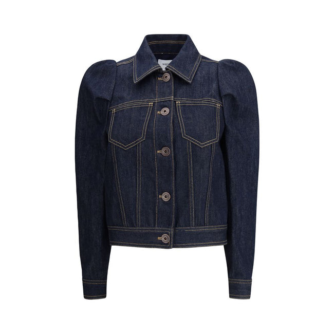 Alexander McQueen Blue Cotton Denim Jacket Alexander McQueen