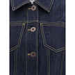Alexander McQueen Blue Cotton Denim Jacket Alexander McQueen