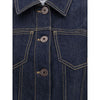 Alexander McQueen Blue Cotton Denim Jacket Alexander McQueen