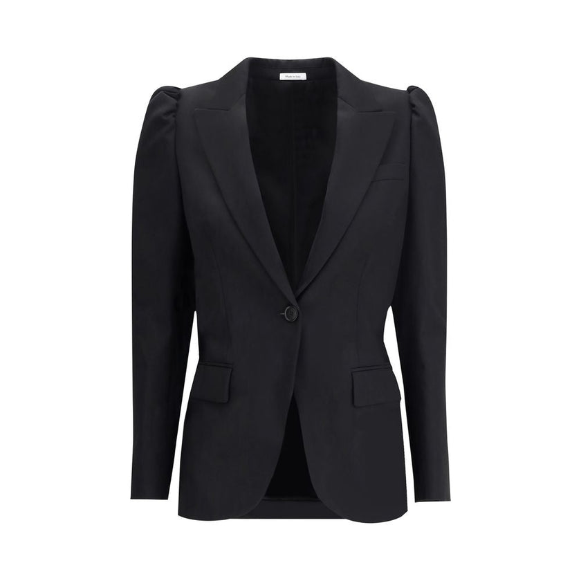 Alexander McQueen Black Wool Coat Alexander McQueen