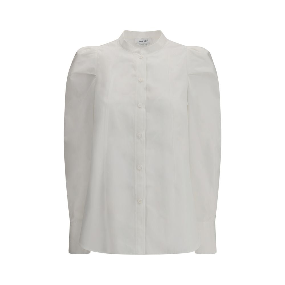 Alexander McQueen White Shirt with mandarin collar Alexander McQueen