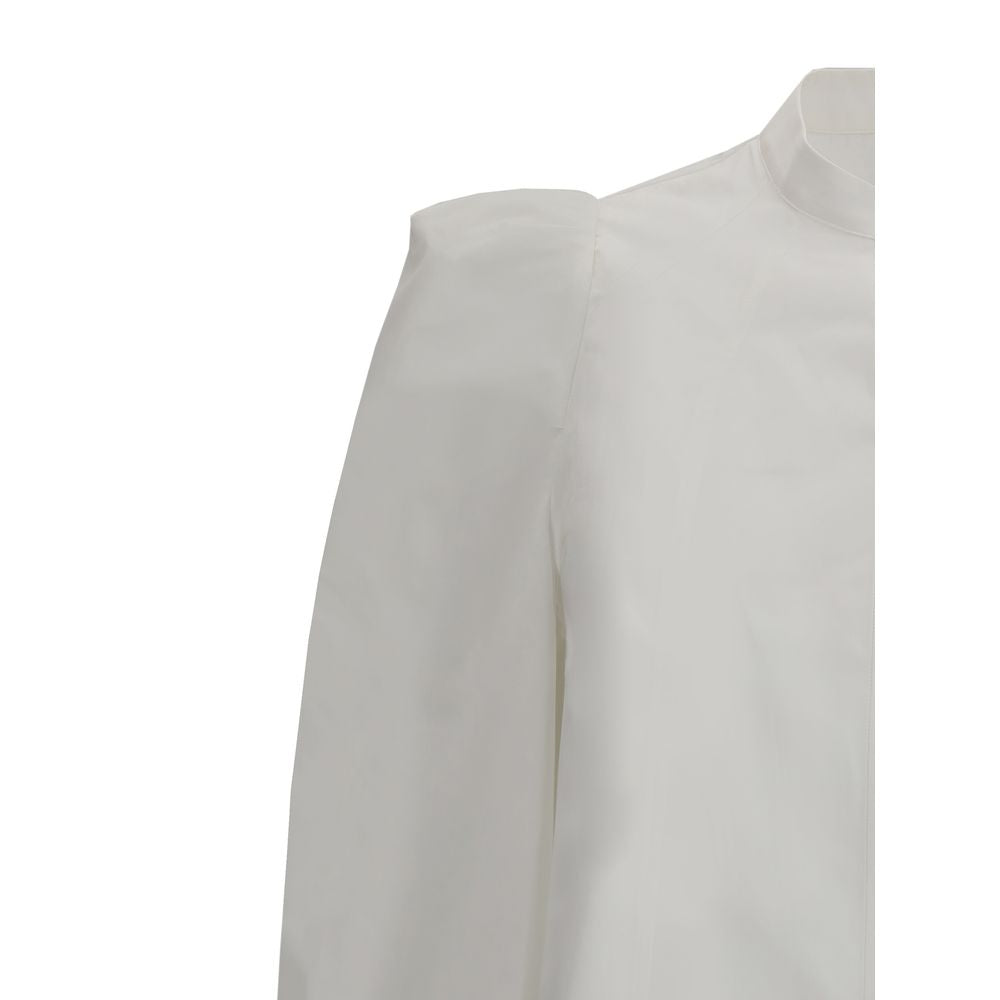Alexander McQueen White Shirt with mandarin collar Alexander McQueen