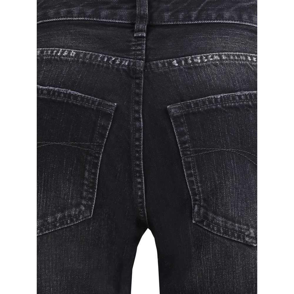 Balenciaga Wide-leg Cotton Jeans Balenciaga
