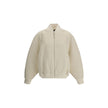 Jacquemus The Le Blouson Pilu Jacket in white alpaca Wool Jacquemus