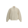 Jacquemus The Le Blouson Pilu Jacket in white alpaca Wool Jacquemus